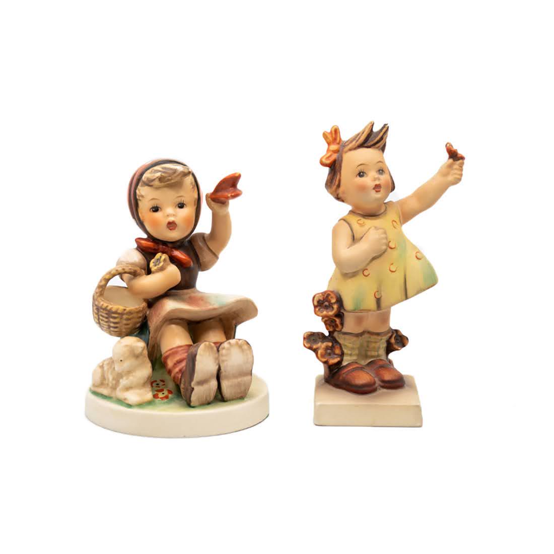 Goebel Hummel Farewell 65 and Spring Cheer 72 Figurines (1 of 8)