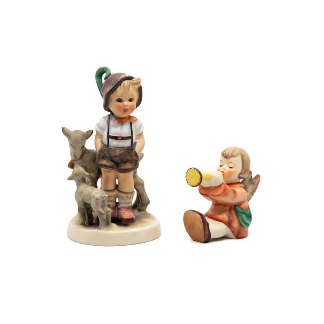Goebel Hummel Little Goat Herder 200/0 and Angel with (1 of 7)