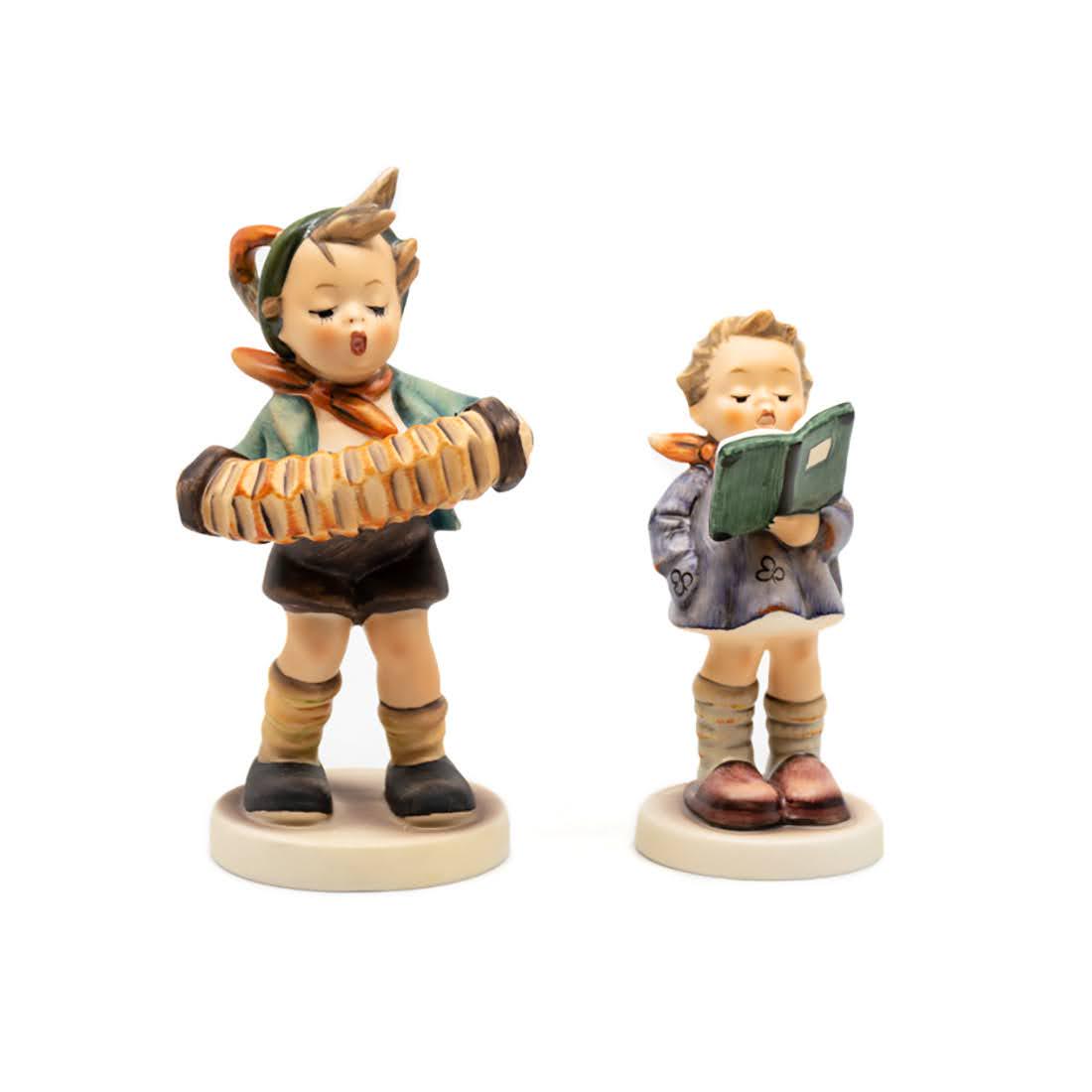 Goebel Hummel Accoridan Boy 185 and The Poet 397/3/0 (1 of 6)