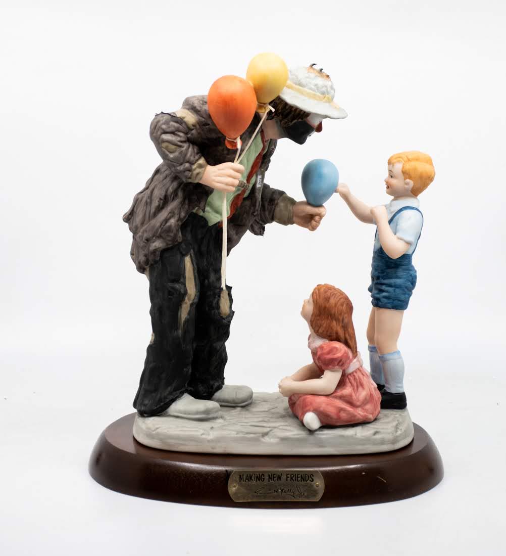 Emmett Kelly Jr "Making New Friends" Clown (1 of 5)