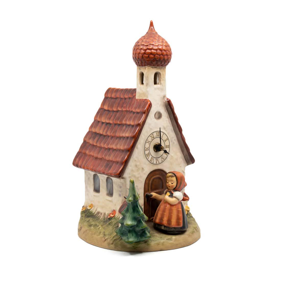 Goebel Hummel Chapel Time 442 Clock Figurine (1 of 6)