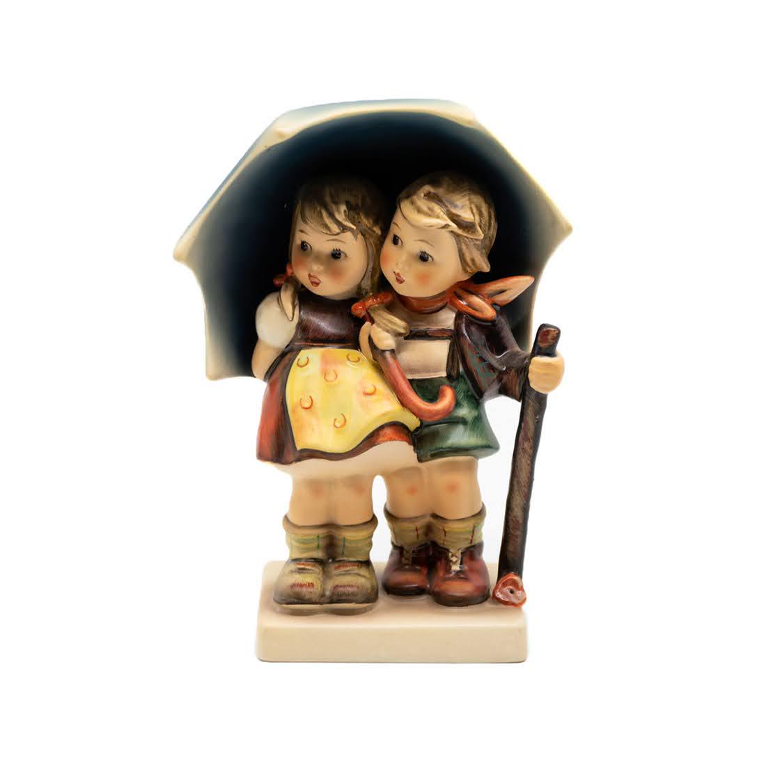 Goebel Hummel Stormy Weather 71 Figurine: Goebel Hummel #71 Stormy Weather TMK 6