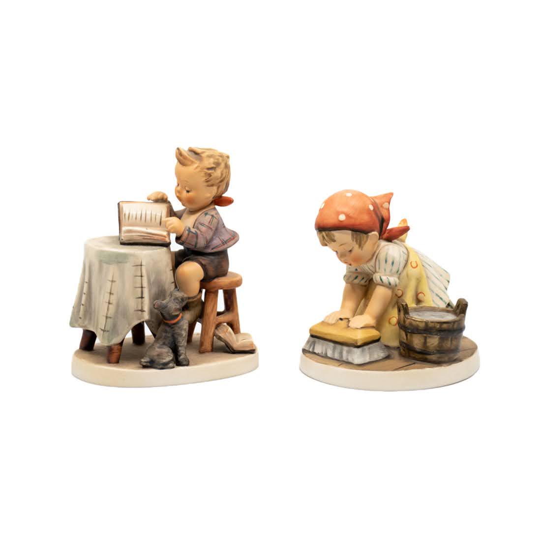 G. Hummel Little Bookkeeper 306 and Big House-Cleaning (1 of 9)