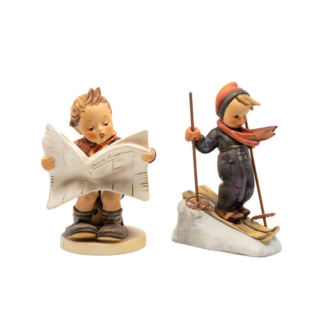 Goebel Hummel Latest News 184 and Skier 59 Figurines (1 of 12)