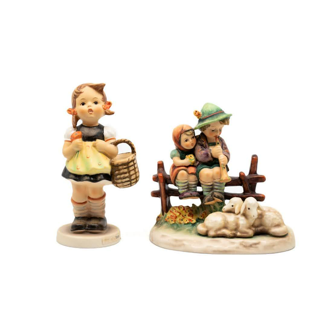 Goebel Hummel Sister 98/0 and Eventide 99 Figurines (1 of 8)