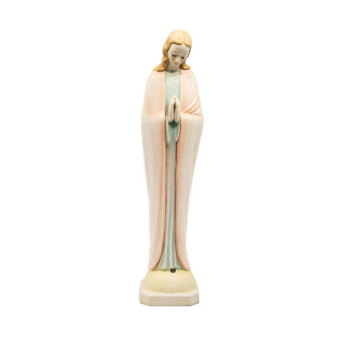 Goebel Hummel Madonna 46/I Figurine: Goebel Hummel #46/I Madonna TMK 6 figure, featuring a standing Madonna praying in pastel tones.