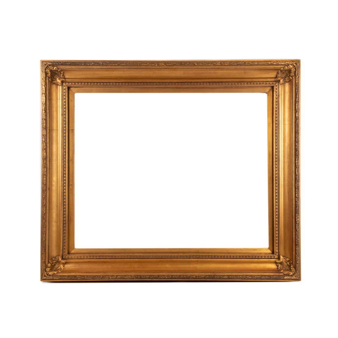 Ornate Bronze Tone Carved Wood Frame (1 of 4)