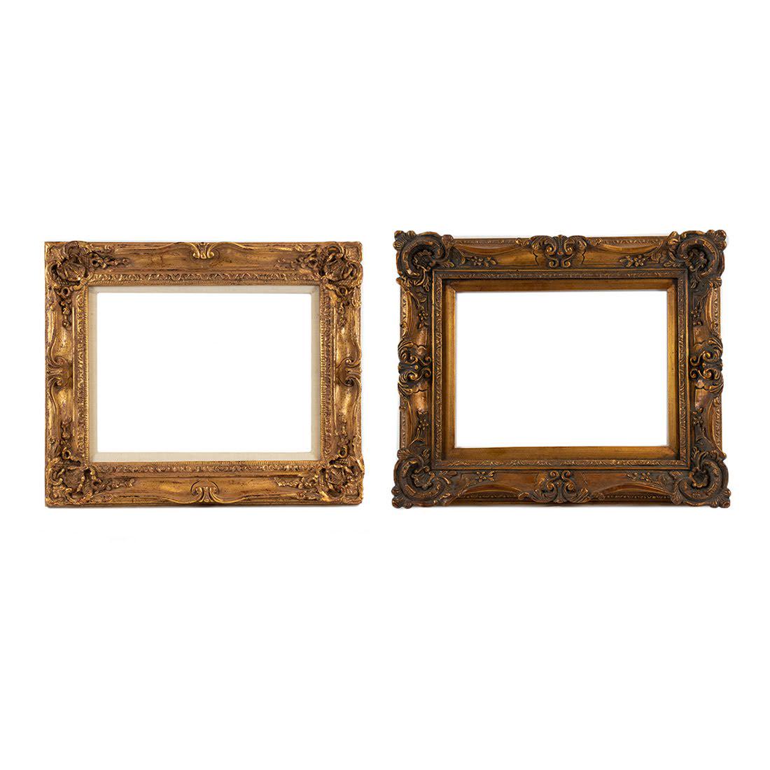 Group of 2 Ornate Gilt and Wood Carved Frames (1 of 6)