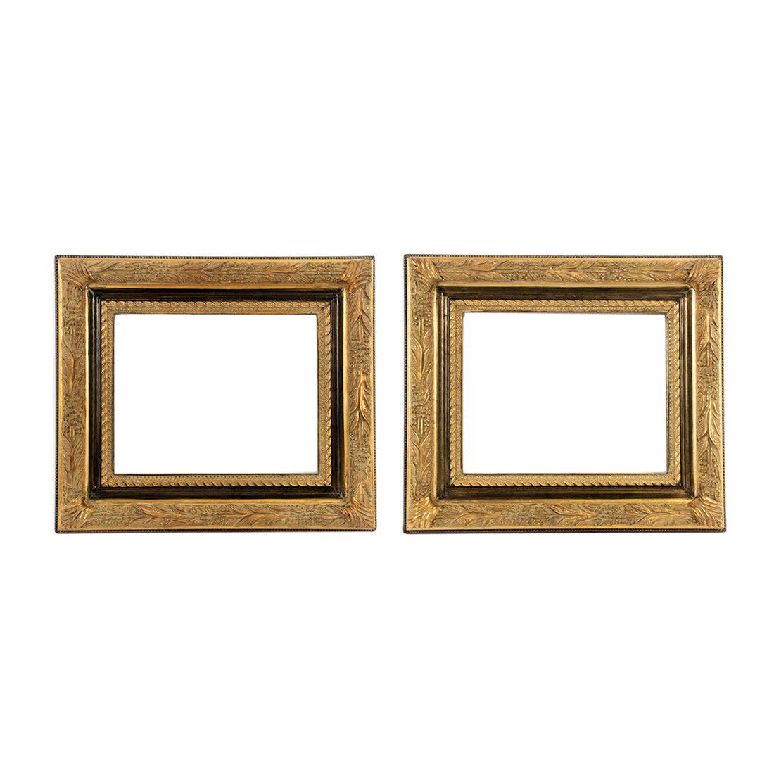 Pair of Medium Gilt Carved Wood Frames (1 of 6)
