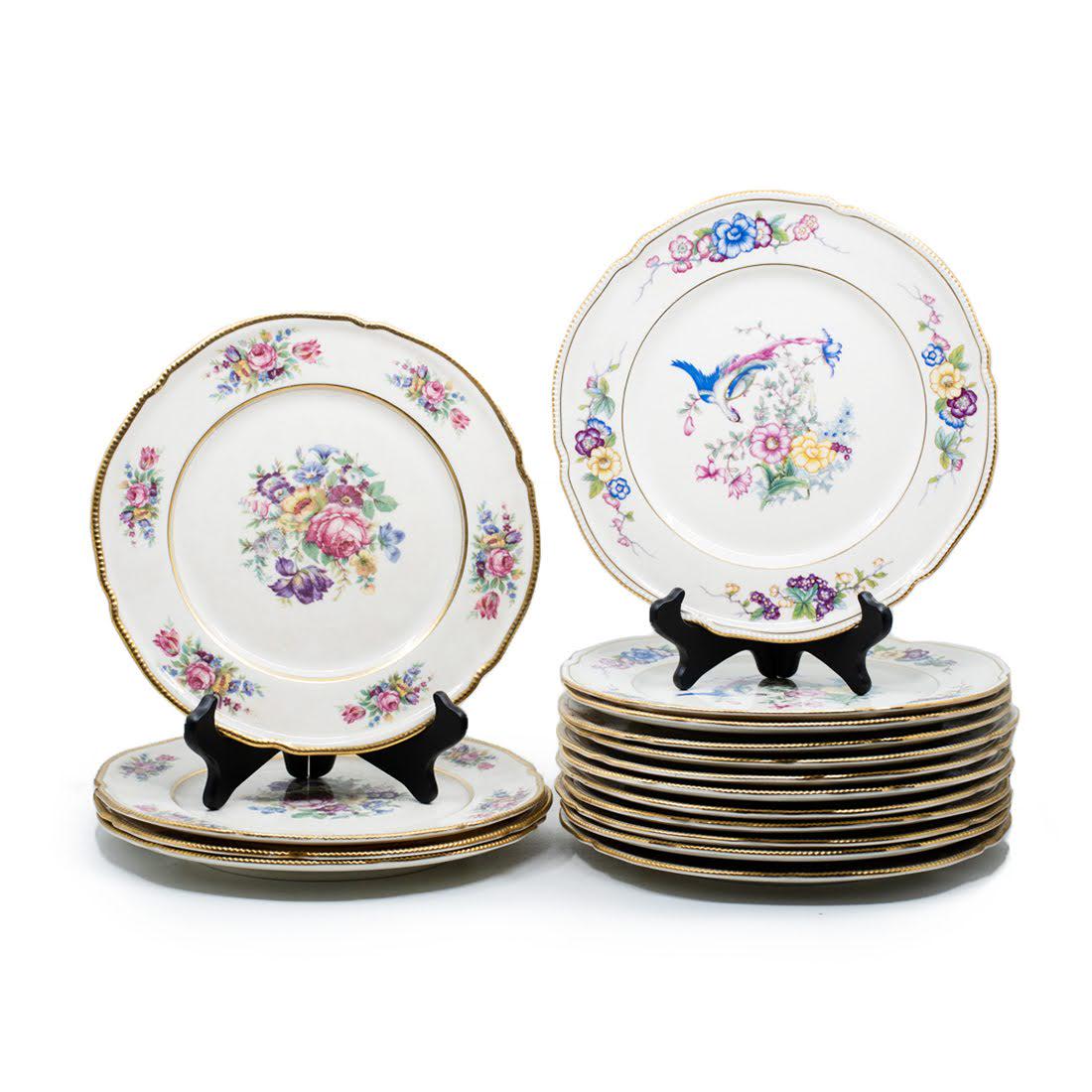 Group of 16 Castleton China Rose & Phoenix Pattern (1 of 14)