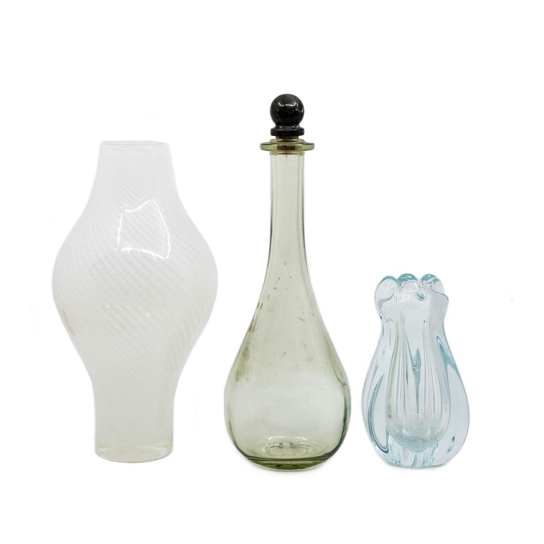 Group of Art Glass Vases and Decanter (1 of 13)