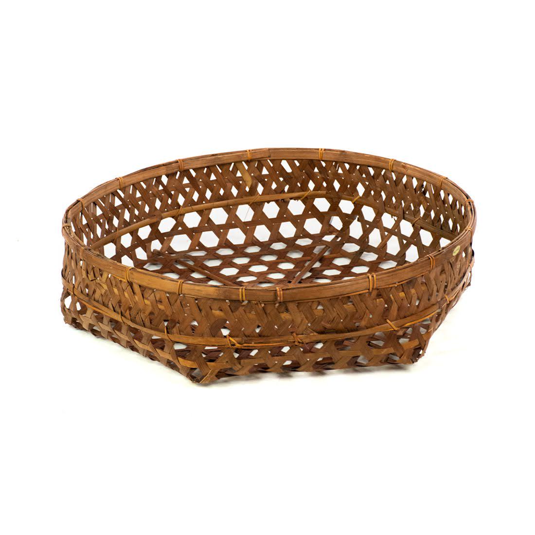 Philippines Handwoven Large Gathering Basket (1 of 10)