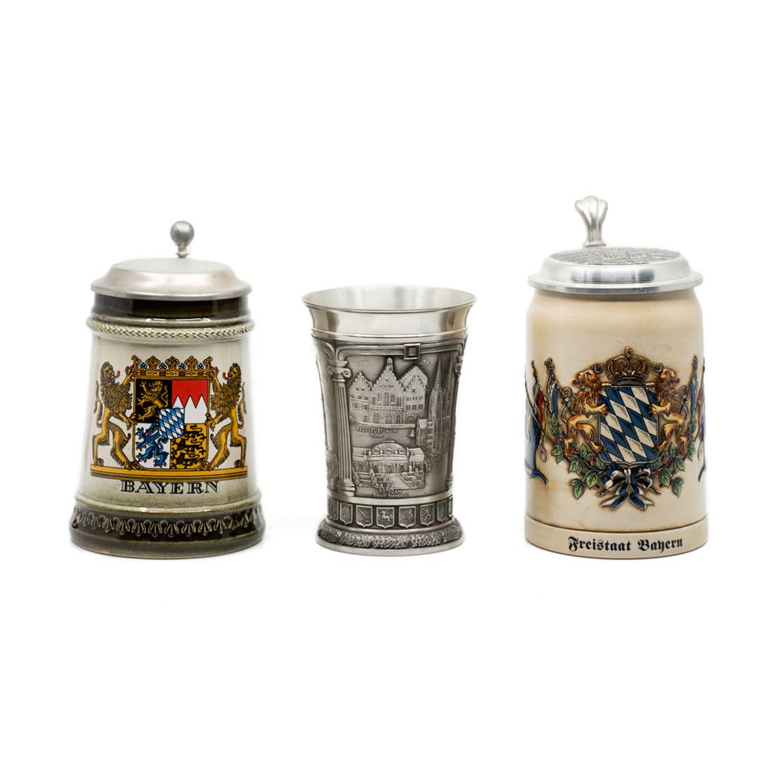 Group of 3 Vintage German Beer Steins (1 of 19)