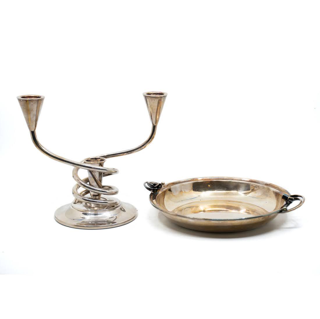 Candelabra and Candy Dish by Carl Christiansen (1 of 9)