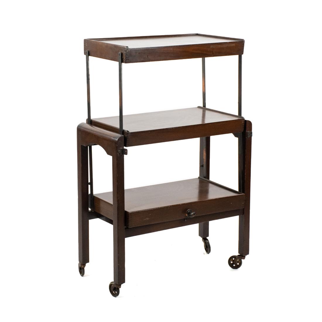 Vintage Convertible Bar Cart Table (1 of 16)