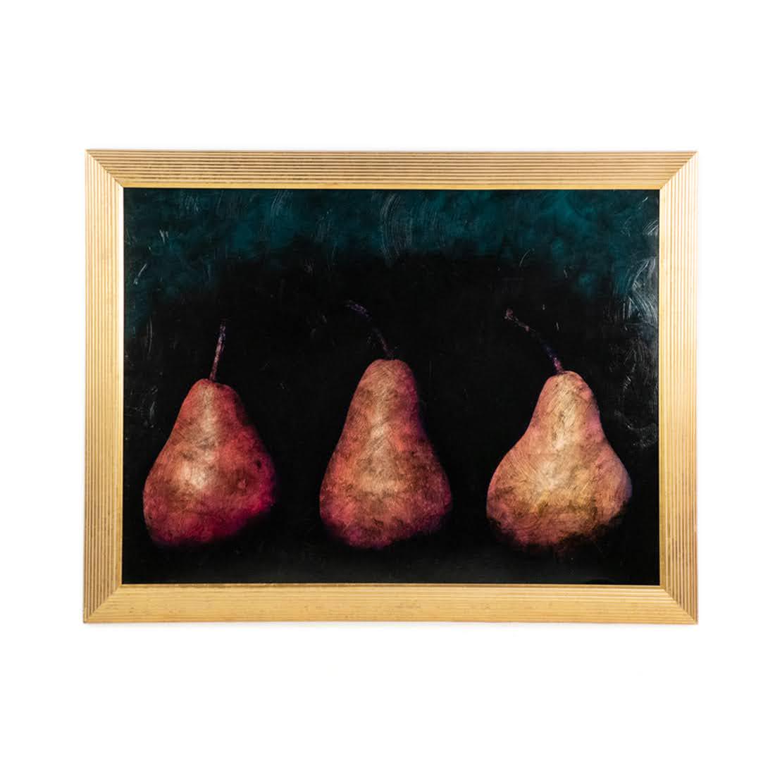 Maggie Hasbrouck (American) Photo-Encaustic Three Pears (1 of 10)