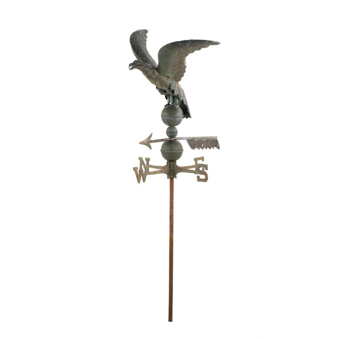 Copper Verdigris Eagle Weathervane (1 of 13)