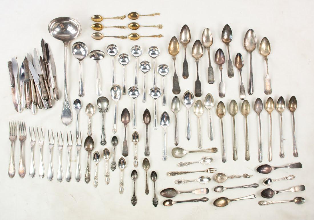 Group of Assorted Antique Silverware (1 of 13)