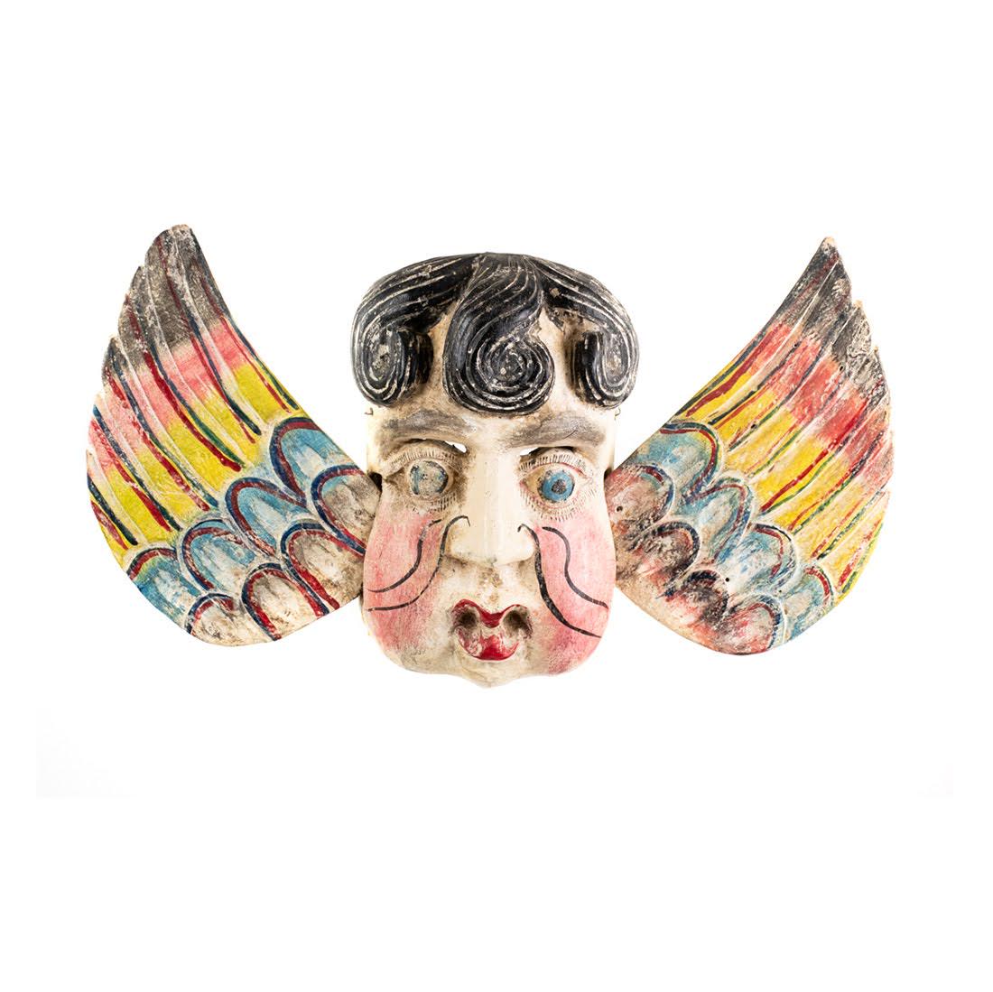 Mexican Folk Art 'El Angel' Mask (1 of 7)