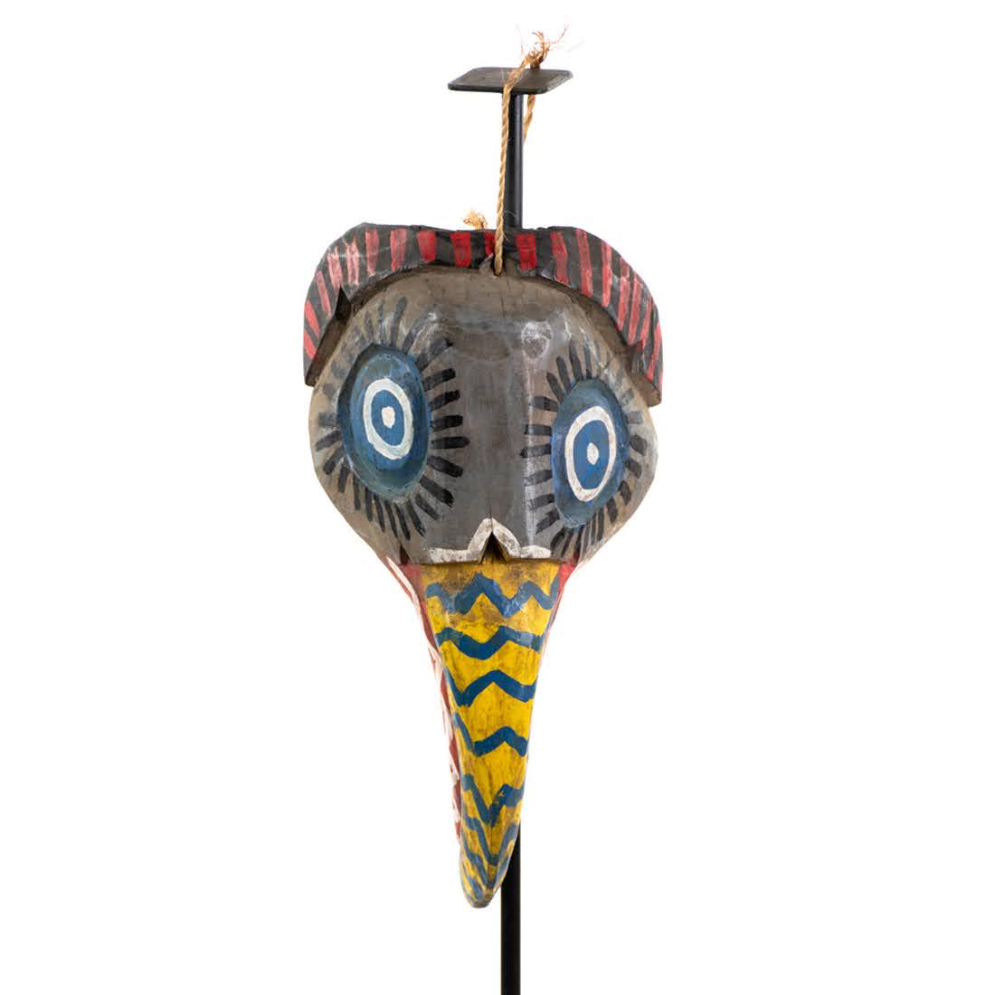 Guatemalan Folk Art Wooden Toucan Bird Dance Mask (1 of 6)