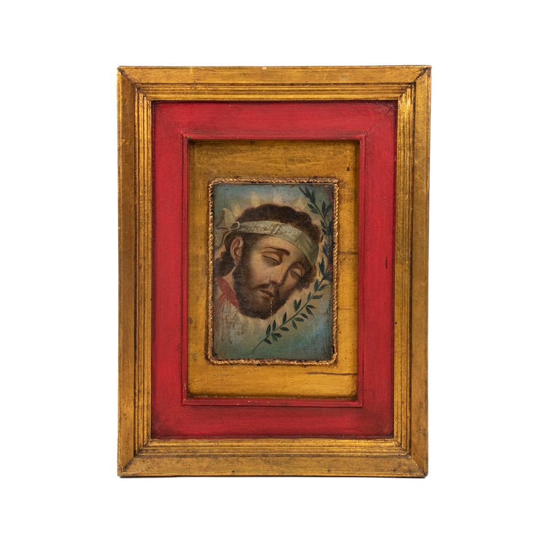 18th C. Mexican O/C John the Baptist Beheading Painting (1 of 5)