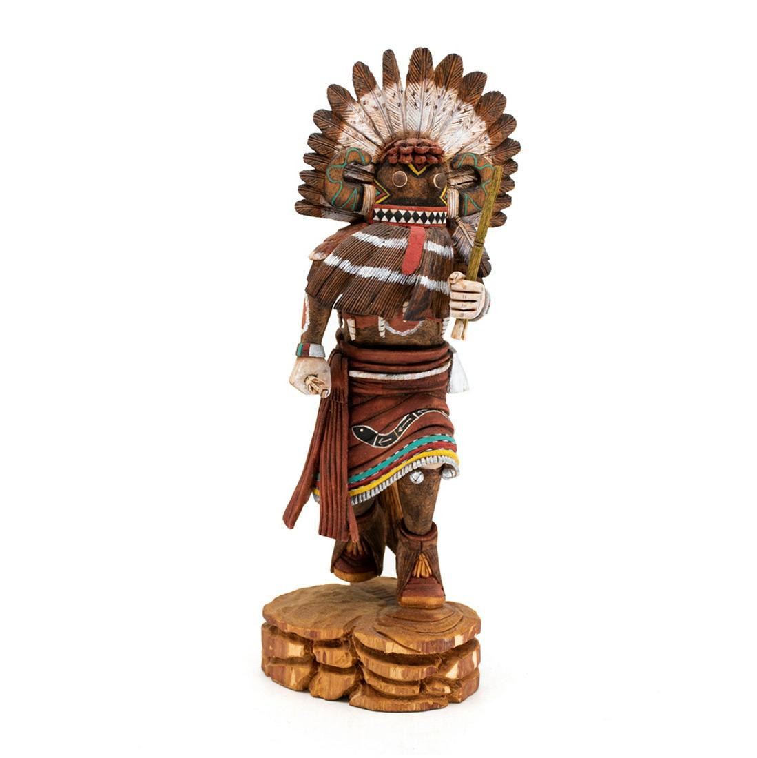 Native American Hopi Carved Broadface Guard Katsina (1 of 12)