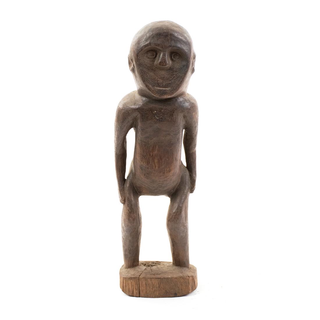 African Congo Ngbaka or Mbaka Male Figure Sculpture (1 of 7)