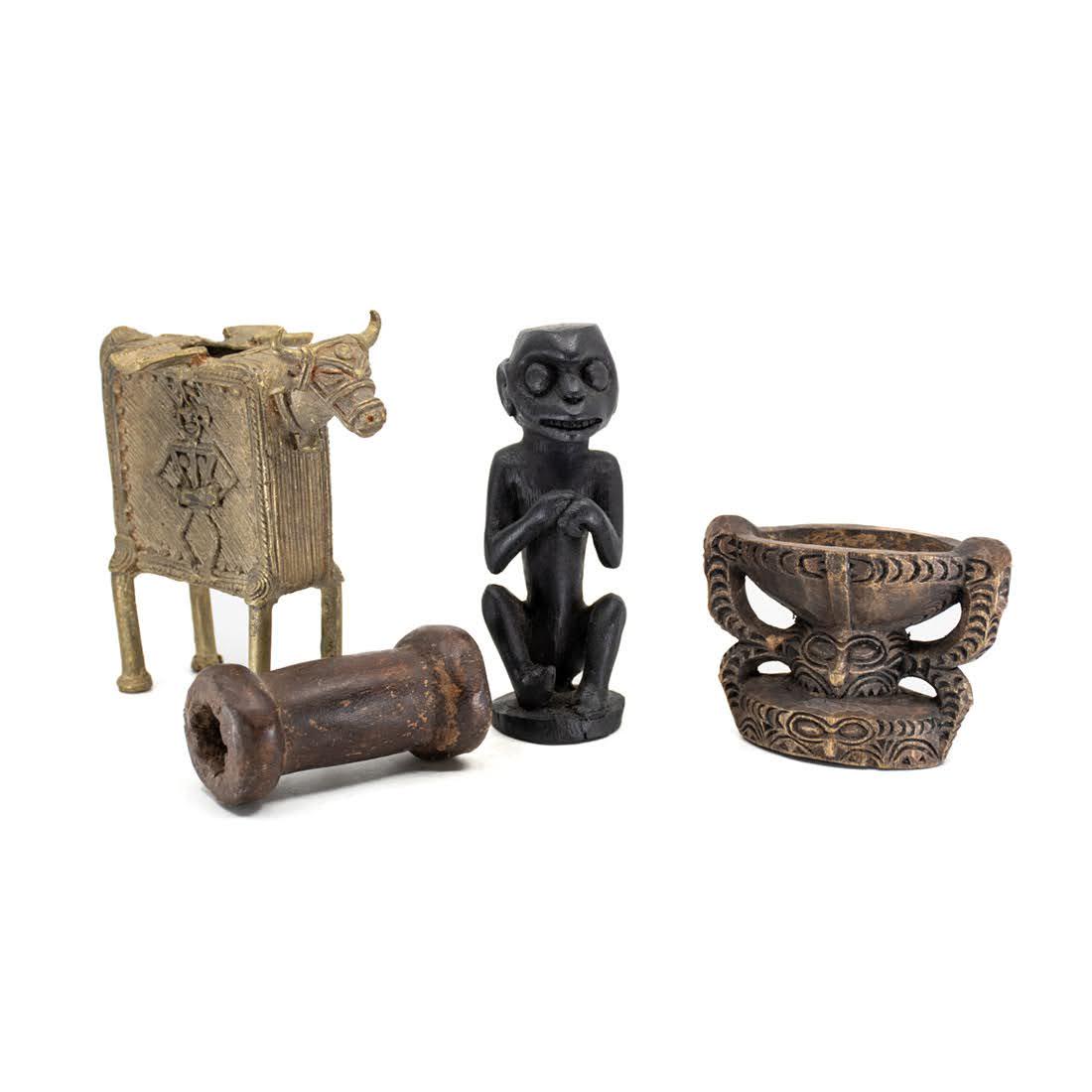 Group of Oceania and African Objects - Ox, Cup, Figure (1 of 10)