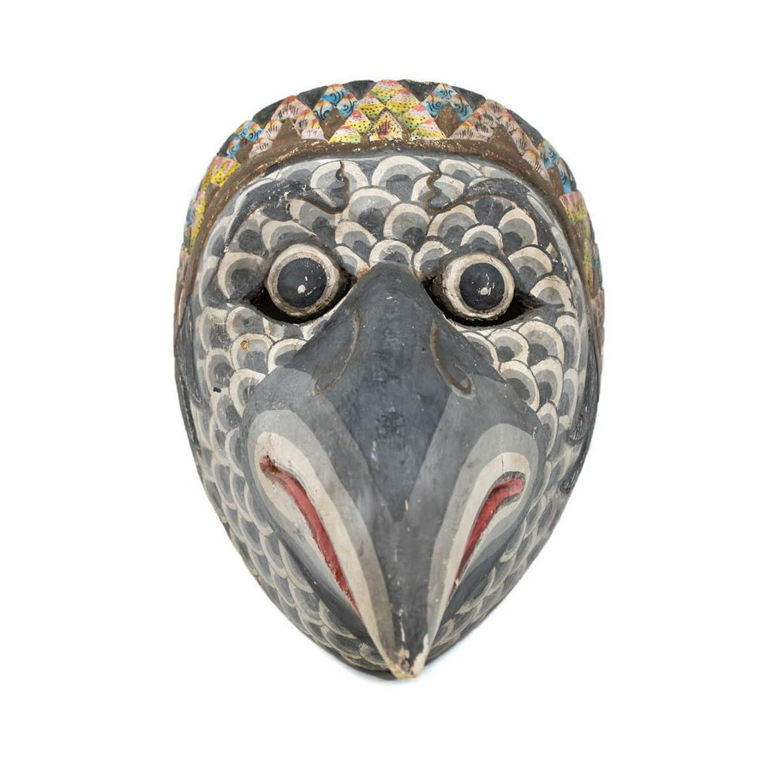 Indonesian Bali Garuda Bird Carved Mask (1 of 12)