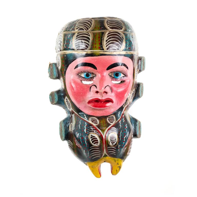 Indonesian Bali Female Folk Mask (1 of 10)