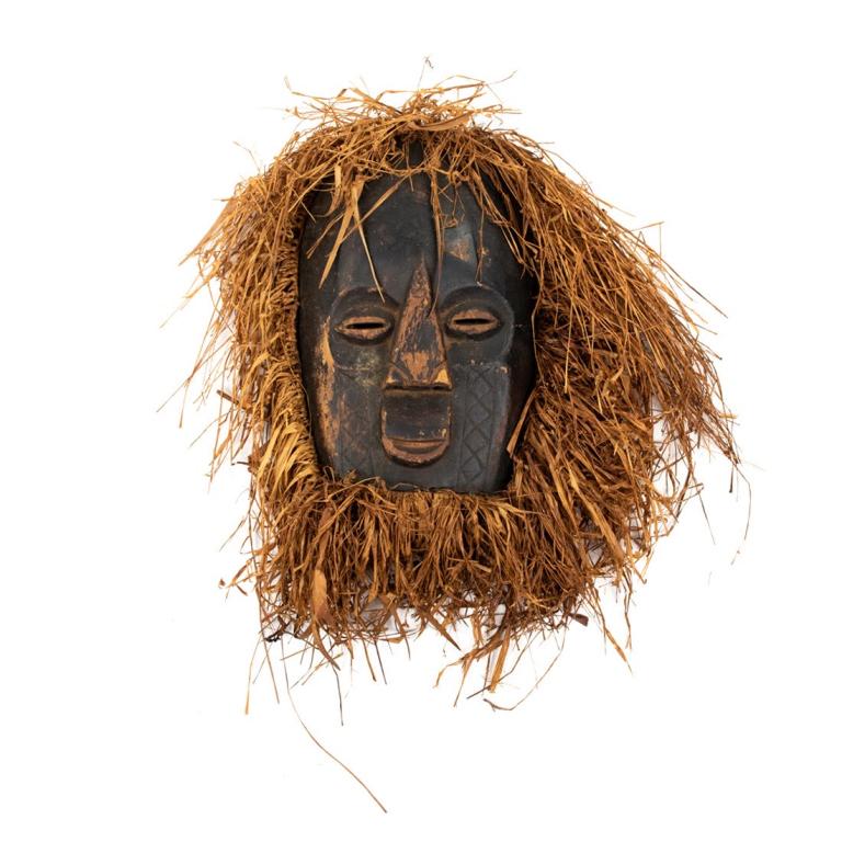 African Zaire / Congo Holo Ceremonial Carved Mask (1 of 7)