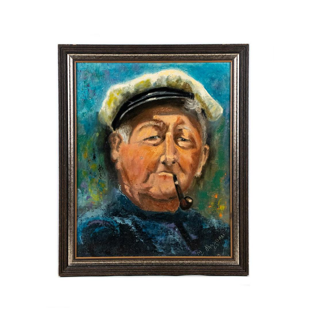 Marian Ragsdale O/C 'Old Salt' Painting (1 of 10)