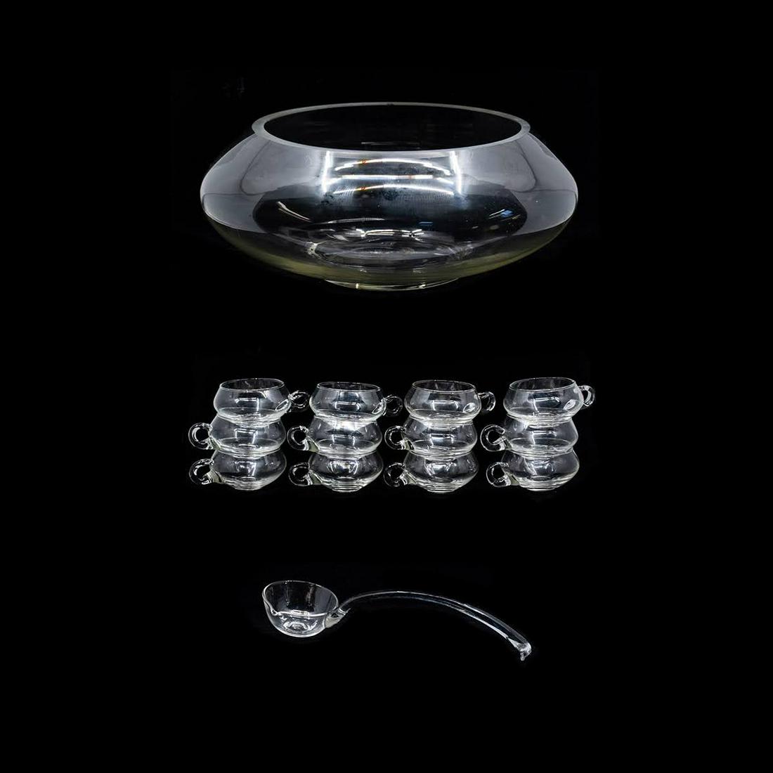 Riekes Crisa Moderno 14 Piece Punch Bowl Set (1 of 16)