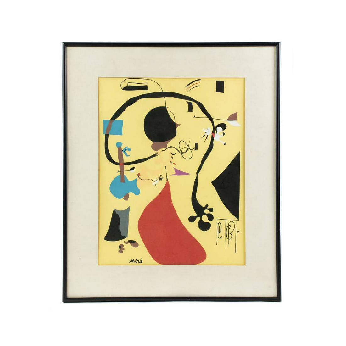 Joan Miro Limited Ed. Signed Lithograph 'Equinox' (1 of 12)