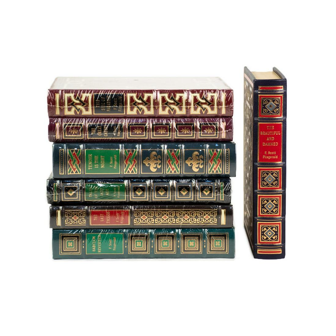 Group of Leather-Bound Books by F. Scott Fitzgerald (1 of 7)