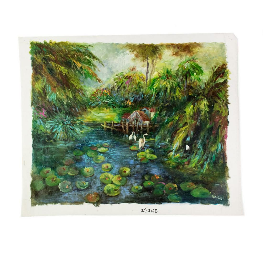 Nagy O/C Lily Pad Pond Scene (1 of 8)