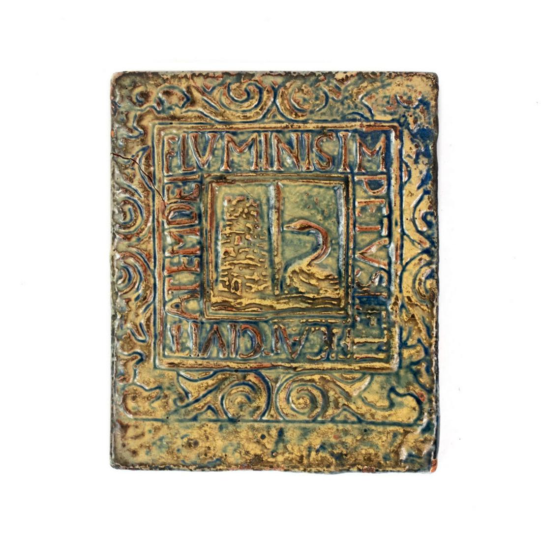 1930's Mercer Tile Works Moravian Pottery Tile (1 of 10)