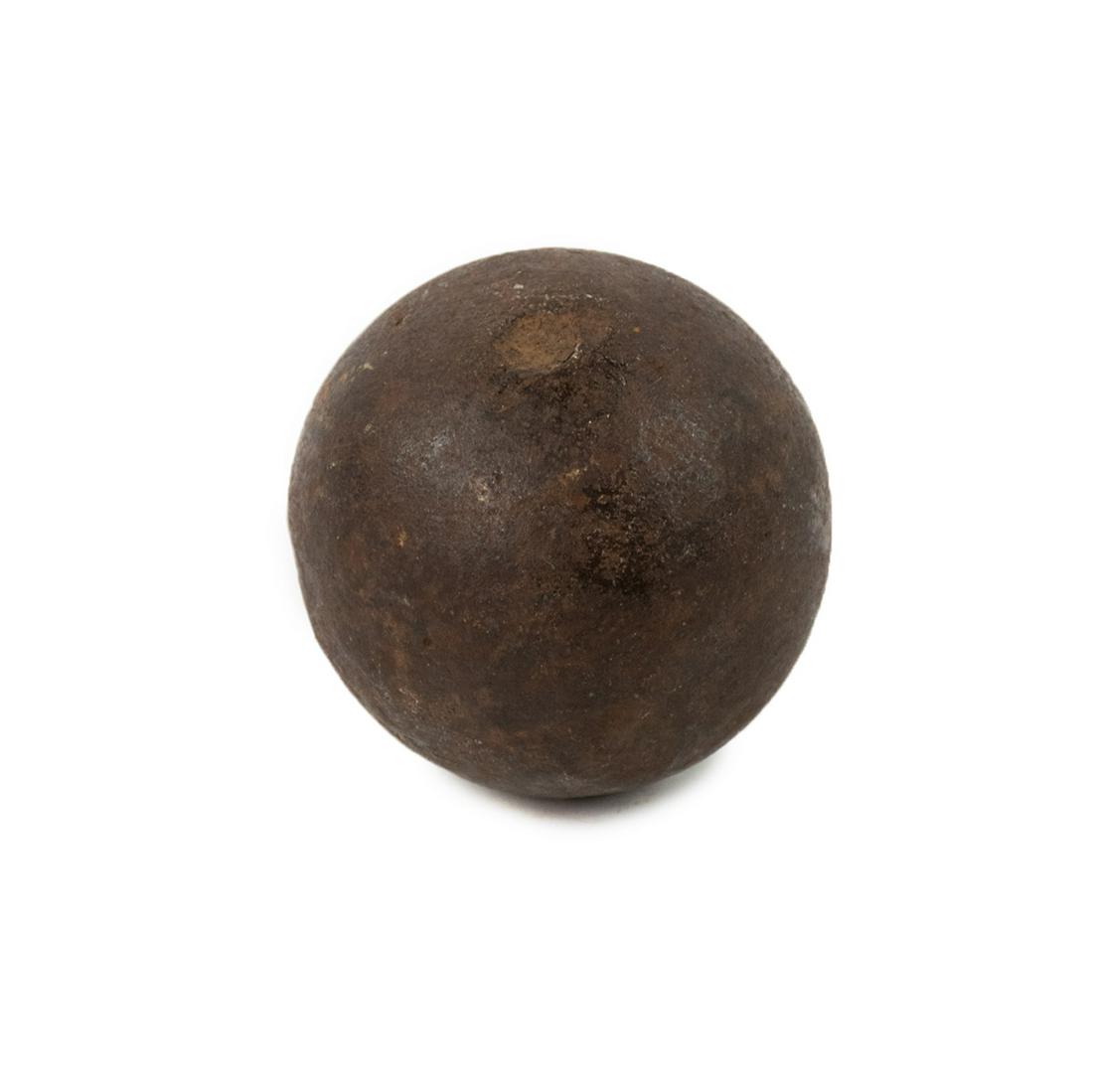 Vintage 12-lb Iron Shot Put Ball: Vintage 12-lb Iron Shot Put Ball