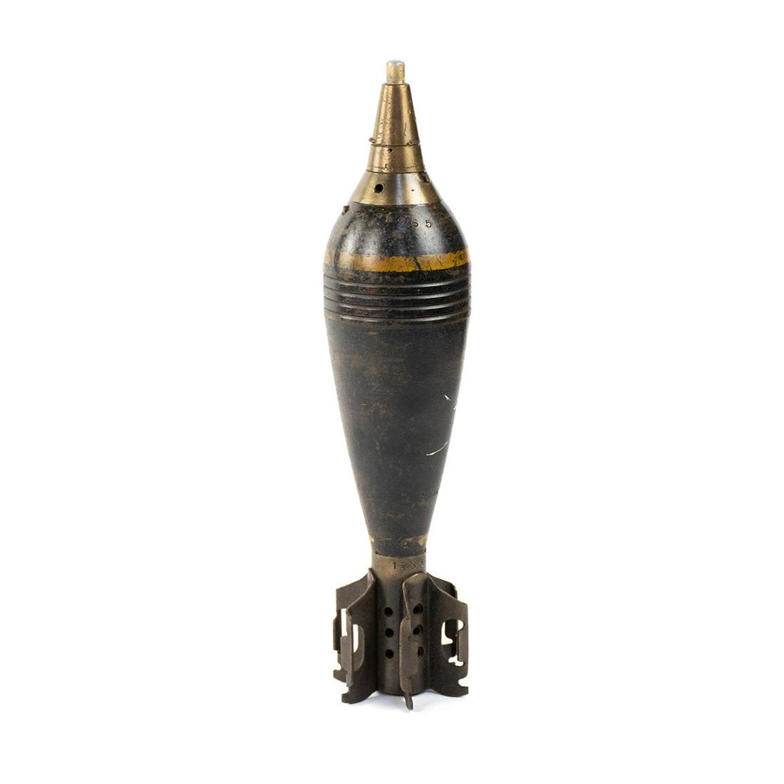 WWII Japanese Type 100 81MM Mortar Projectile: A WWII Japanese Type 100 81MM Mortar Projectile