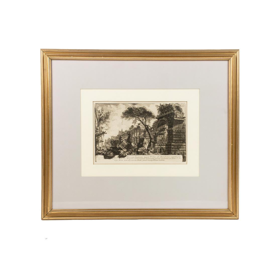 18th C. Etching After Giovanni Battista Piranesi (1 of 9)