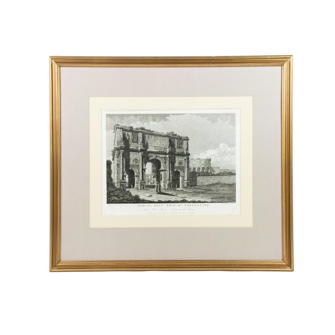 18th C. Engraving by Domenico Pronti (1 of 9)