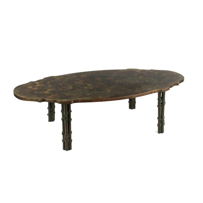 Philip & Kelvin Laverne Biblical Bronze Coffee Table (1 of 17)