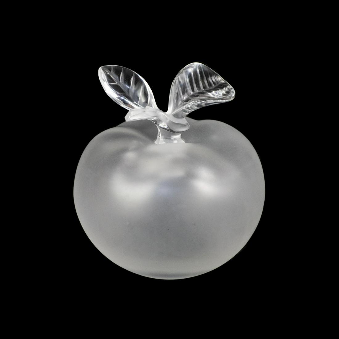 Lalique France Grand Pomme Apple Crystal Perfume Bottle (1 of 9)