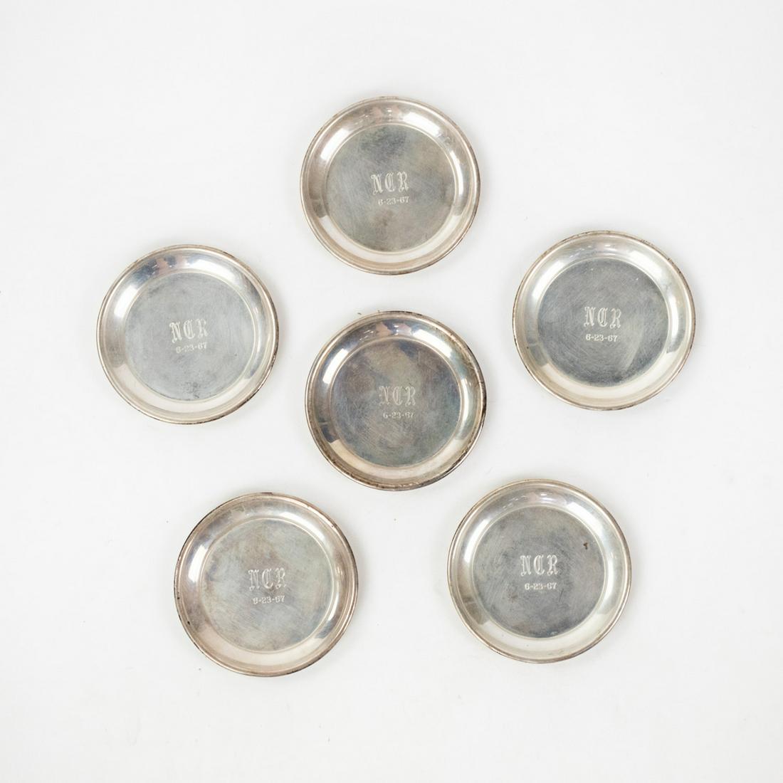 S. Kirk & Son Sterling Silver Coaster Set (1 of 6)