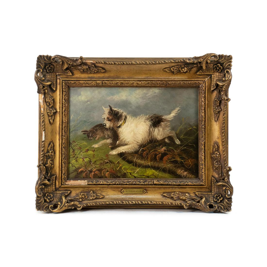 George Armfield Signed Oil on Canvas (1 of 16)