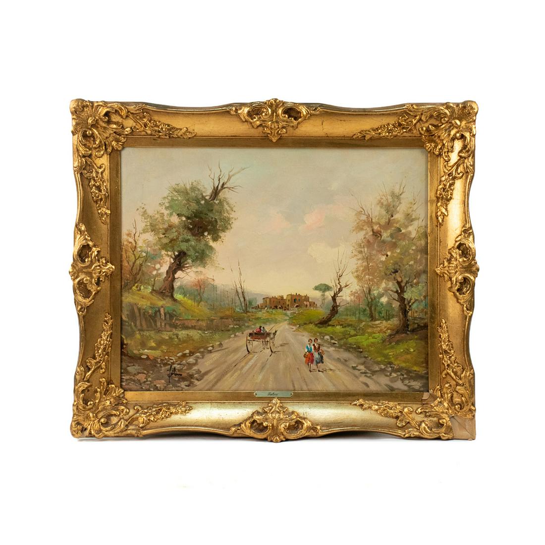 Faleri Signed Oil on Canvas (1 of 19)