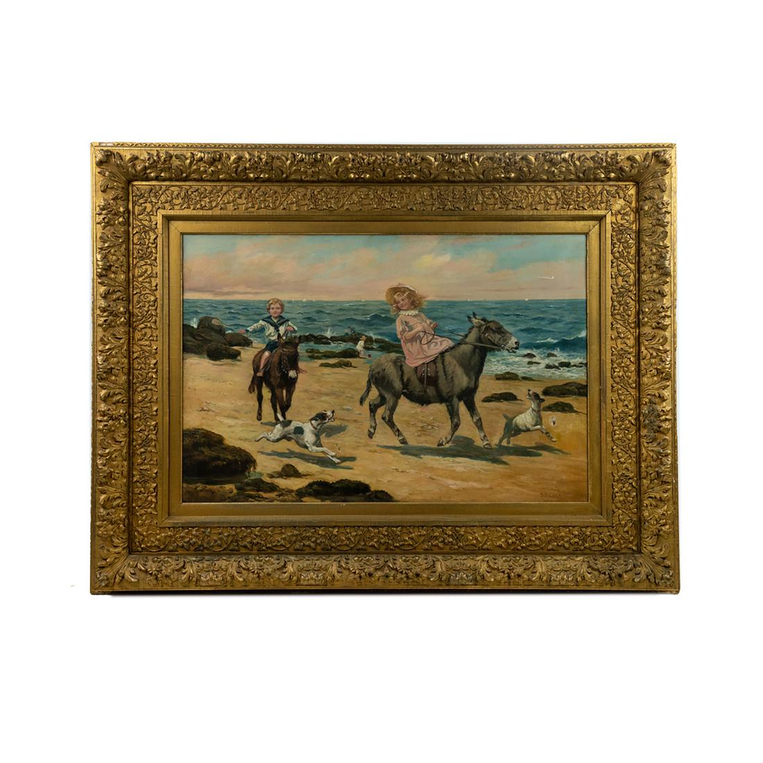 Samuel S. Carr Signed Oil on Canvas (1 of 18)