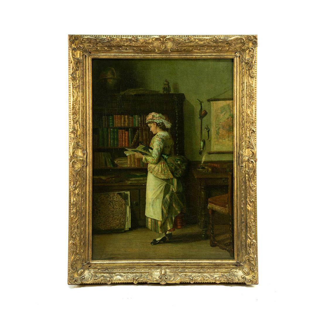 John D. Stevens Signed Oil on Canvas (1 of 16)