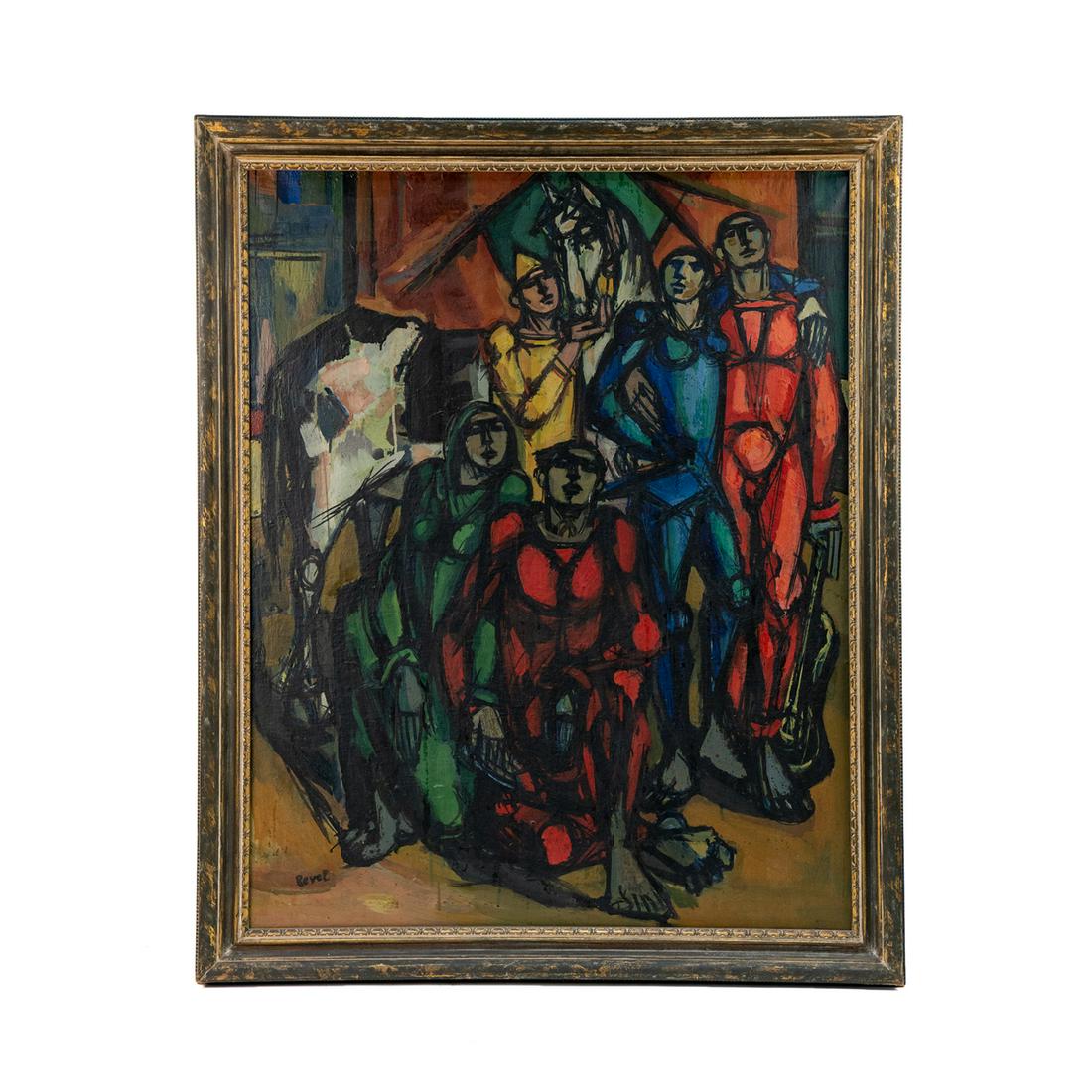 Paul Jean Revel Signed Oil on Canvas (1 of 16)