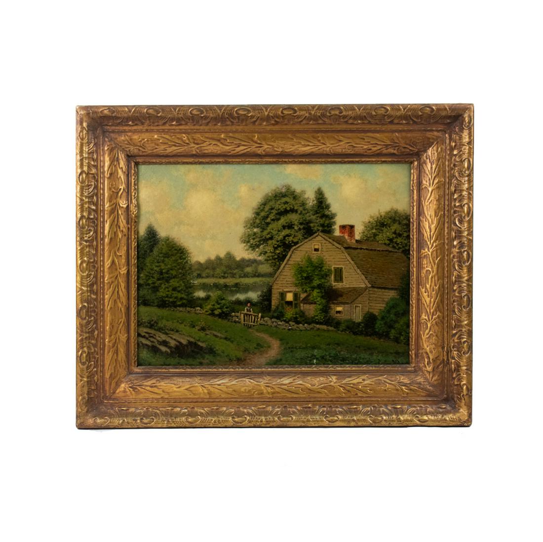 George W. Drew Signed Oil on Canvas (1 of 17)
